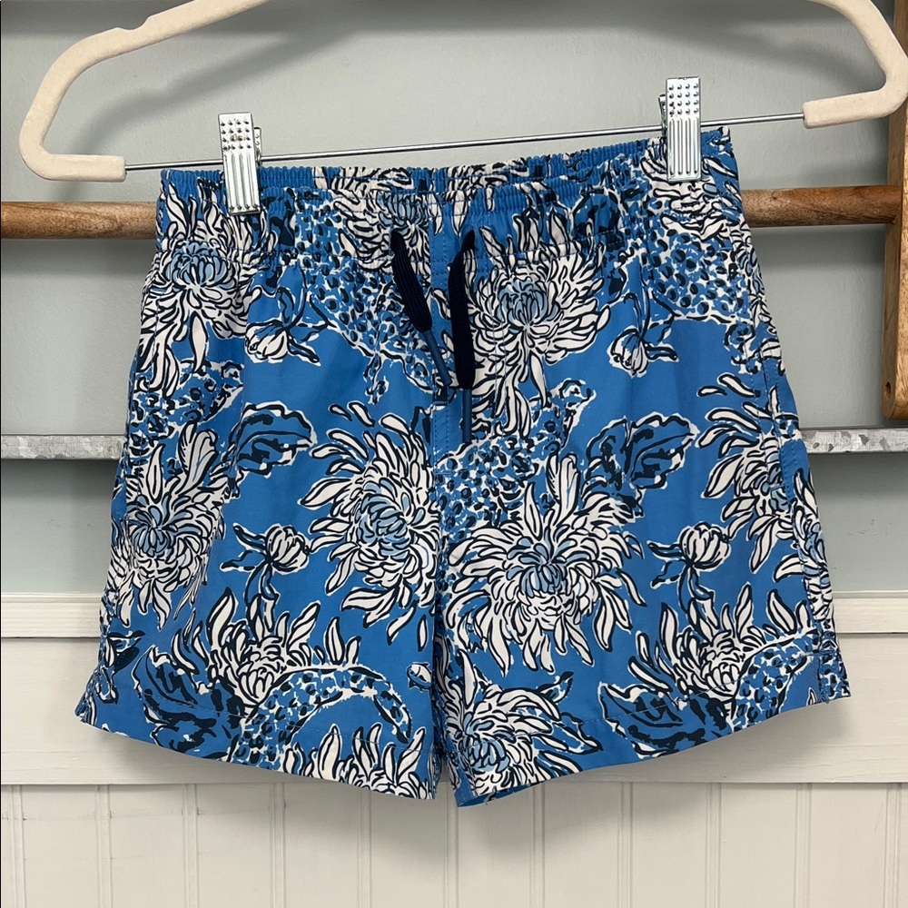 Boys southern Tide, swim trunks size small blue